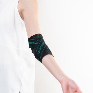 バンテリンコーワ加圧サポーター ひじ専用 大きめサイズ(L) ブラック 1個