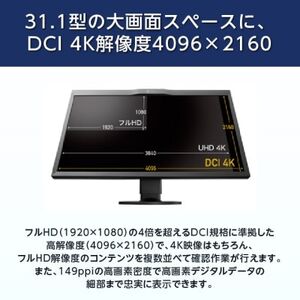 EIZO 31.1型カラーマネージメント液晶モニター ColorEdge CG319X【1254731】