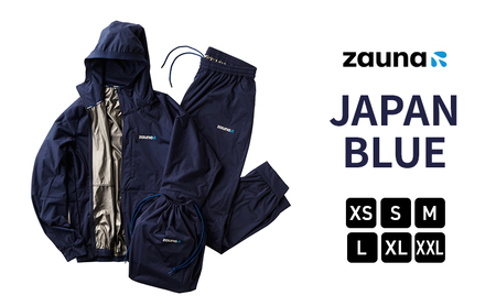 zauna suit / ザウナスーツ　JAPAN BLUE　ジャパンブルー　ネイビー　着るサウナ Ｍ