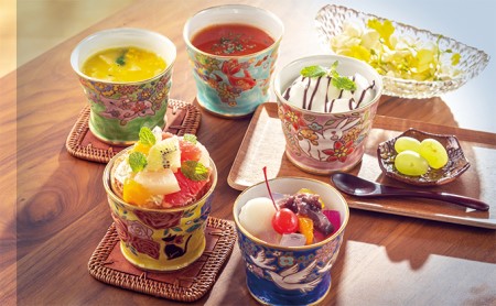 九谷焼 カップ5点セット
