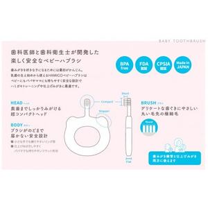 歯科医師が設計したベビーハブラシ　HAMICO (ANIMALSセット)【プレゼントにも】_雑貨     雑貨・日用品 ベビー用品  _【1206057】
