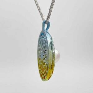 クラフト金澤のチタン製　パールペンダントトップ　フェリチタ_装飾品・工芸品 ペンダント・ネックレス アクセサリー _【配送不可地域：沖縄県】【1333646】