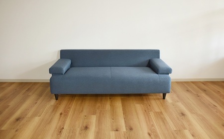 ソファー 3人掛け【張地・木脚塗装色選択可】ローソファー（ジーナ）