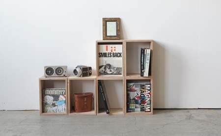 北海道育ちの木材を使った宮大工特製 「キューブBOX S」