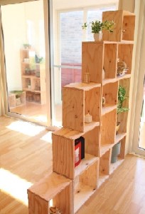 北海道育ちの木材を使った宮大工特製 「キューブBOX」3種 各2セット