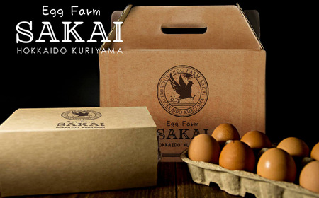 【卵6回定期便】北海道産たまごを食べ比べ「とうきびたまご3種」24個×6回発送 酒井農場