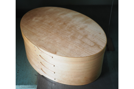 Tiny work shop オーバルボックス　シェーカーボックス シェーカーオーバルボックス ハンドル付キャリアー 6号サイズ