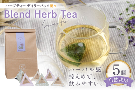 ハーブティー デイリーパック 藹々 5個入り [Mary Jimenez 石川県 志賀町 CK3066]