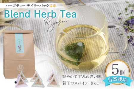 ハーブティー デイリーパック 涼泉 5個入り [Mary Jimenez 石川県 志賀町 CK3080]
