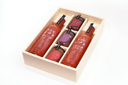 トマトジュース 500ml ×2本 ジャム 3種 セット [モアショップヤマモト 石川県 宝達志水町 38600729]