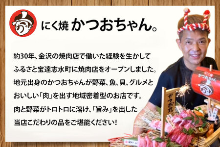 ハンバーグ 能登の煮込みハンバーグ「地元バーグ」200g×6個  [にく焼かつおちゃん。 石川県 宝達志水町 38601135]