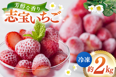 いちご 冷凍志宝いちご 約 2kg [モアショップヤマモト 石川県 宝達志水町 38601348]