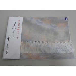 衣類 和紙が織り込まれた生地Nekiro ストール マーブル系 [道の駅織姫の里なかのと 石川県 中能登町 27aa0052]