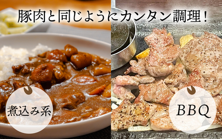 穴水町産天然 猪肉（ブロック）500g