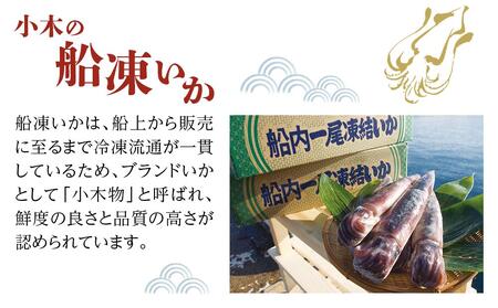 【復興支援】【能登小木いか】いか刺し80g×4パック