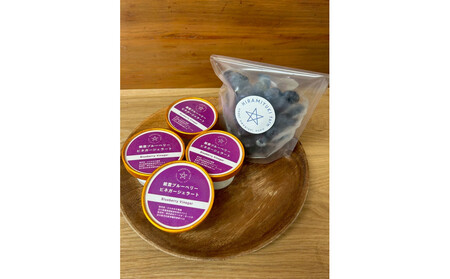 【復興支援】フローズンブルーベリー＆ビネガージェラートセット