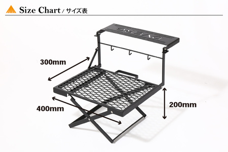 DVERG×NATURE TONES ドベルグ×ネイチャートーンズ マルチスタンド 「ブラック」 / ブラック アウトドア キャンプ レジャー [E-128005_01]