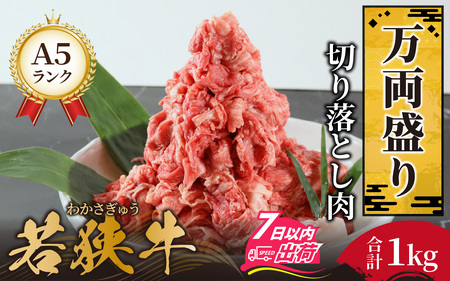若狭牛 A5ランク 切り落とし 国産牛 [C-037005]