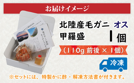 【トライアル返礼品】蟹好き集まれ！北陸産オス毛ガニ 甲羅盛【オス甲羅盛110ｇ前後】【訳あり】 [A-096007] / ケガニ ゆで 茹で 茹でがに ボイル 甲羅盛 甲羅盛り 北陸産 石川 かに ガニ 蟹 専門店 冷凍 手軽 かに酢 カニ 国産 オス 雌 雄 訳アリ