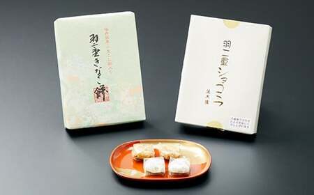【福井産もち米使用】羽二重銘菓セット 12ヶ入×2箱セット [A-060005] / 和菓子 和菓子