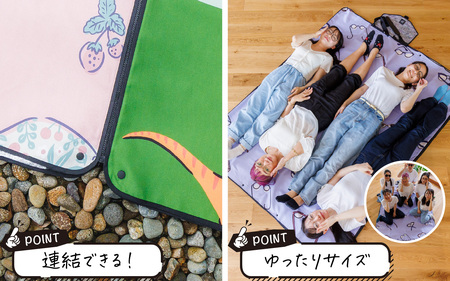 ムードラグ 「恐竜とフルーツ」  [C-152001_05] / アウトドア