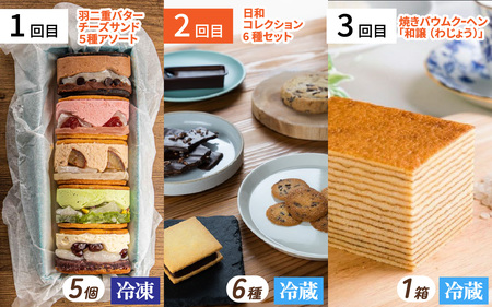 【ふくい至福のスイーツ定期便 12回コース】福井市ふるさと納税コンシェルジュが選んだ プレミアム返礼品［L-166002］/ 定期便