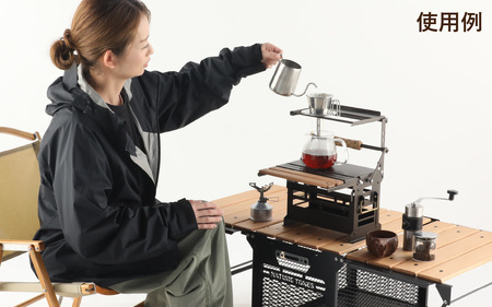 THE DRIPPER BOX ドリッパーボックス 『asigrip-sc付』[E-024044]/ NATURE TONES キャンプ用品 キャンプテーブル アウトドア キャンプ サテンブラック ブロンズ ガレージブランド 国内生産 ネイチャートーンズ