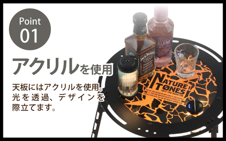 IGNITE LOGO CHABU-DAI　オレンジ  [E-024045_01_FM] / NATURE TONES キャンプ用品 キャンプテーブル キャンプ アウトドア バーベキュー フェス ガレージブランド 国内生産 ネイチャートーンズ