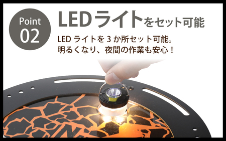 IGNITE LOGO CHABU-DAI　ライトブルー  [E-024045_02_FM] / NATURE TONES キャンプ用品 キャンプテーブル キャンプ アウトドア バーベキュー フェス ガレージブランド 国内生産 ネイチャートーンズ