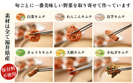 リピーター続出！キムチ 詰め合わせ お試し約150g×6種類 セット [A-177001] / 計900g 定番 白菜 大根 きゅうり 小ねぎ 長芋 れんこん 本場 韓国 キムチ 国産 送料無料