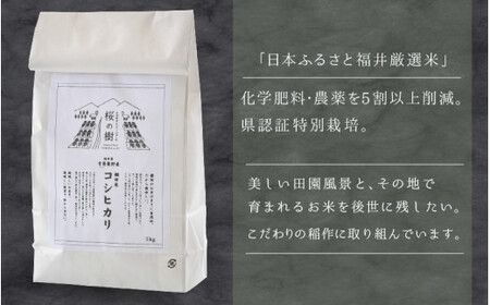 [003-a001] 新米 令和5年産 特別栽培米 コシヒカリ「愛発の棚田米」5kg