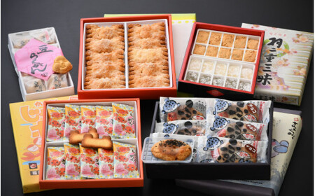 [023-a005] 和菓子 洋菓子 福井敦賀の銘菓いろいろセット（全5種）【お茶菓子 贈答 ギフト】
