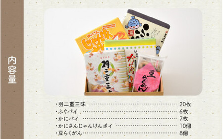 [023-a005] 和菓子 洋菓子 福井敦賀の銘菓いろいろセット（全5種）【お茶菓子 贈答 ギフト】