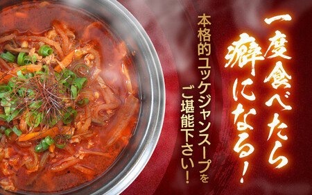 韓国料理 ユッケジャンスープ 650g×3袋（1袋2人前）本格韓国料理をご家庭で！[058-a021]