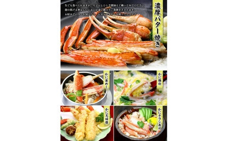 [12月26日～12月31日着(指定日不可)]年内お届け受付中！【受賞歴多数】カット生ずわい蟹500g（総重量約700g）× 1箱【甲羅組 蟹 カニ 魚介類 魚貝類】[024-a027_A20-b]