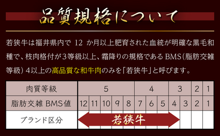 [002-b002] 肉専門店が厳選！福井県産 若狭牛 サーロインステーキ 420g （210g × 2枚）お家で贅沢！【国産牛肉 福井県若狭牛 和牛 冷凍 晩御飯 記念日 お祝い 】