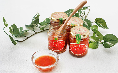 北海道 月形町 まんまる トマトジャム 4個入り 完熟 桃太郎 高糖度 自然 甘さ 口溶け リコピン ビタミンC 栄養 トースト クラッカー チーズ 美味しい 