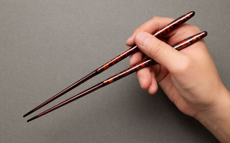 若狭塗箸 汐星 shiose 23.5cm (G-90626) 食洗器対応 / 箸 塗り箸 福井県 小浜市 / マツ勘[BFBB023]