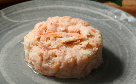 紅ずわいがに ほぐし脚肉入り缶詰 6個セット / 缶詰 かに カニ 蟹 小浜市 / ママーストアー[BFCO009]