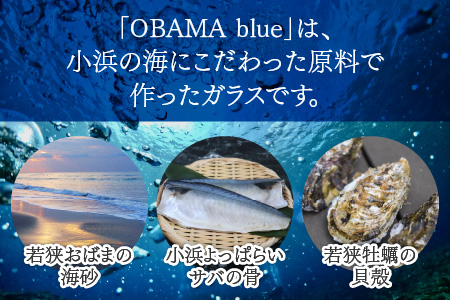 OBAMA blue イヤリング3 [A-025009]