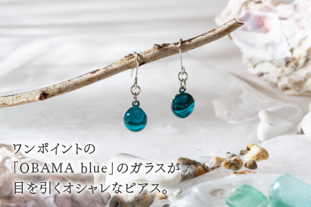 OBAMA blue ピアス[Y-025004]