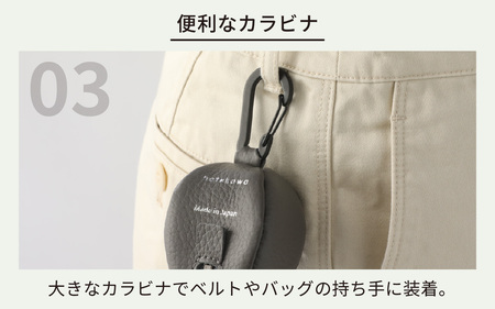 ぷっくりとしたキーケース・白 [B-024007_03]