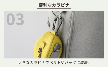 ぷっくりとしたゴルフボールケース・白 [B-024008_03]