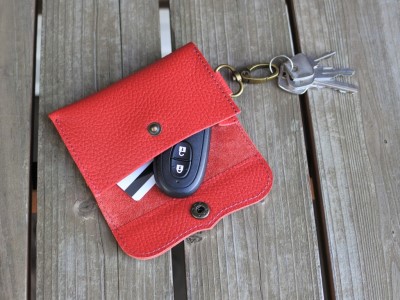 本革スマートマルチケース 紺 【父の日】