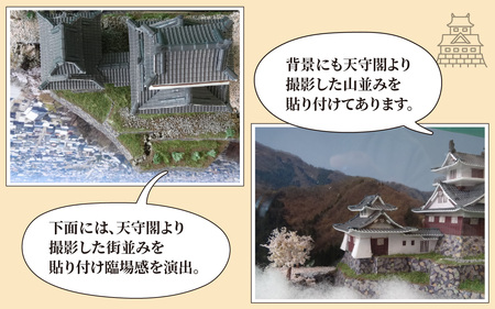 天空の城 越前大野城 ジオラマ 春バージョン(2025ver.) [A-045003]