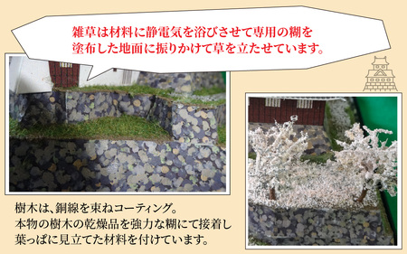 天空の城 越前大野城 ジオラマ 春バージョン(2025ver.) [A-045003]