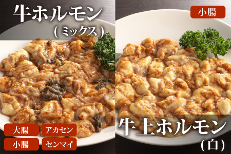 六間星山のホルモン食べ比べセット1.5kg（500g×3袋）[A-026010]