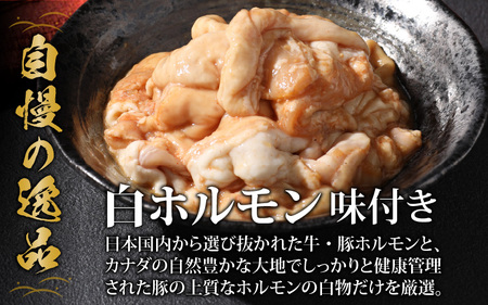 【全国ホルモン大会初代優勝】 星山ホルモン 白 ホルモン 600g お試し 小分け (300g×2袋・たれ付) 【行列のできるお店】