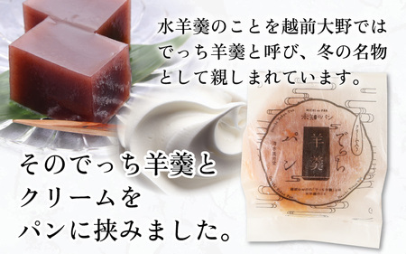 清水風月堂の名物「でっち羊羹パン」（冷凍）＜5個入り＞