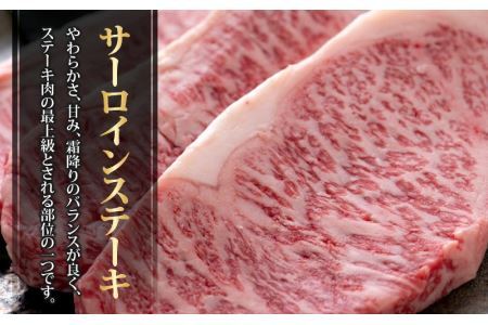 【福井のブランド牛肉】若狭牛 サーロインステーキ用 510g（170g×3枚） [C-058002]